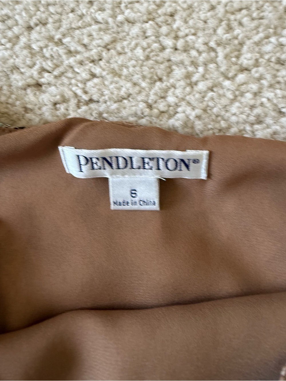 EUC vintage Pendleton silk skirt set - Picture 14 of 16